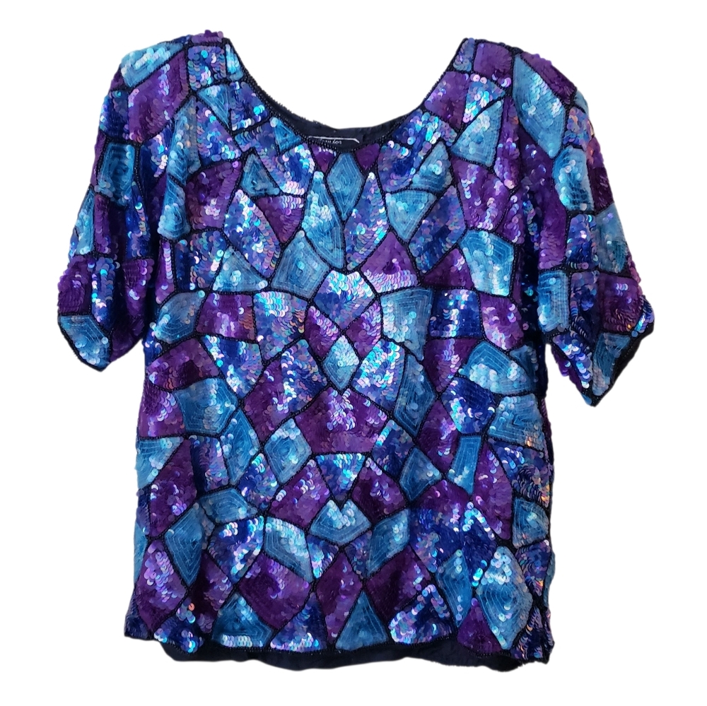 Vintage Joseph Le Bon Sequins Top
